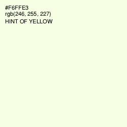 #F6FFE3 - Hint of Yellow Color Image